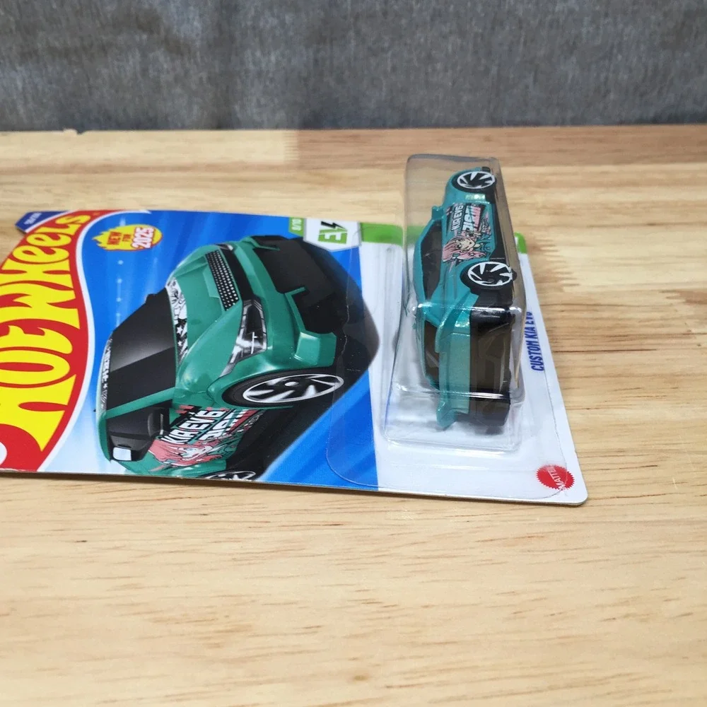 Hot Wheels Toy Car Custom Kia EV6 HW EV 120/250 2025 Teal